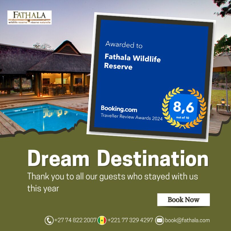 Fathala Wildlife Reserve Bookings.com Traveller Review Award 2024
