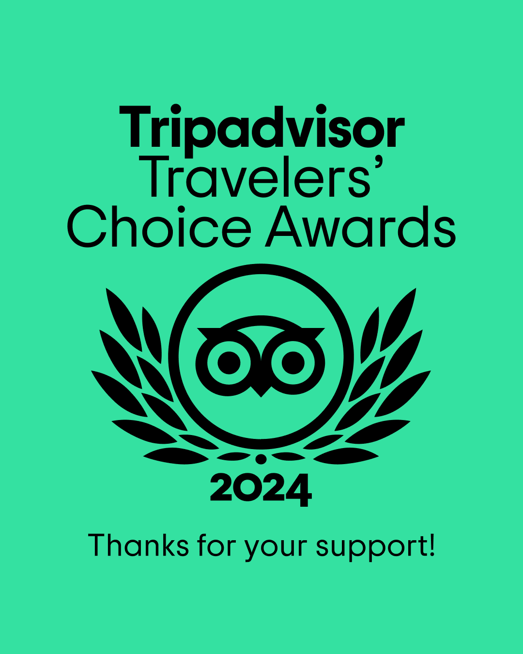 Tripadvisor Travelers' Choice Awards 2024